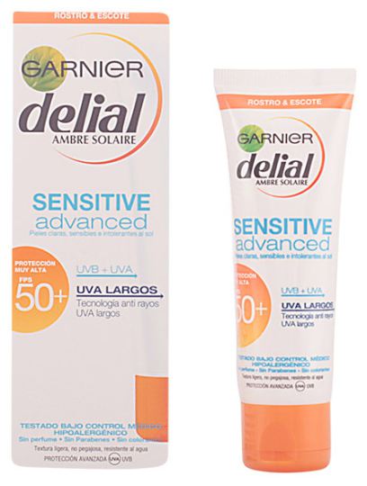 Sensitive Advanced Cream for Face and Cleavage spf 50 + of 50 ml Sensitive Advanced Cream for Face and Cleavage spf 50 + of 50 ml