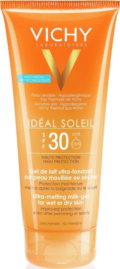 Ultra-melting gel SPF30 to be applied on dry or wet skin Ultra-melting gel SPF30 to be applied on dry or wet skin